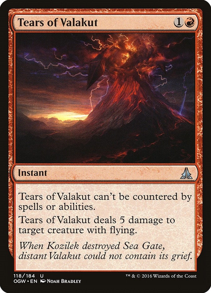 Image for Tears of Valakut (Oath of the Gatewatch) (118) - Magic: The Gathering