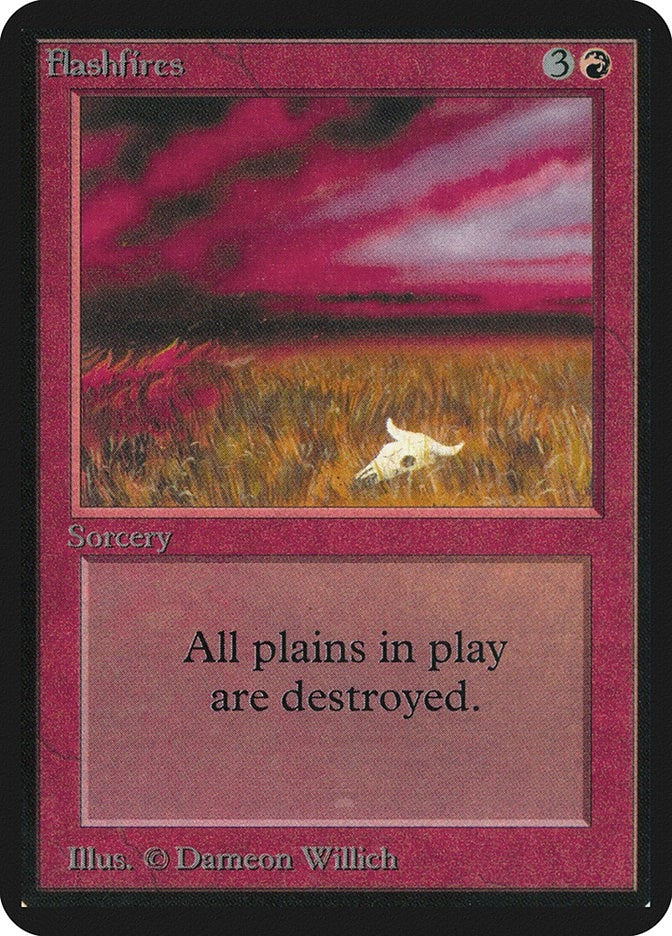 Image for Flashfires (Alpha Edition) - Magic: The Gathering