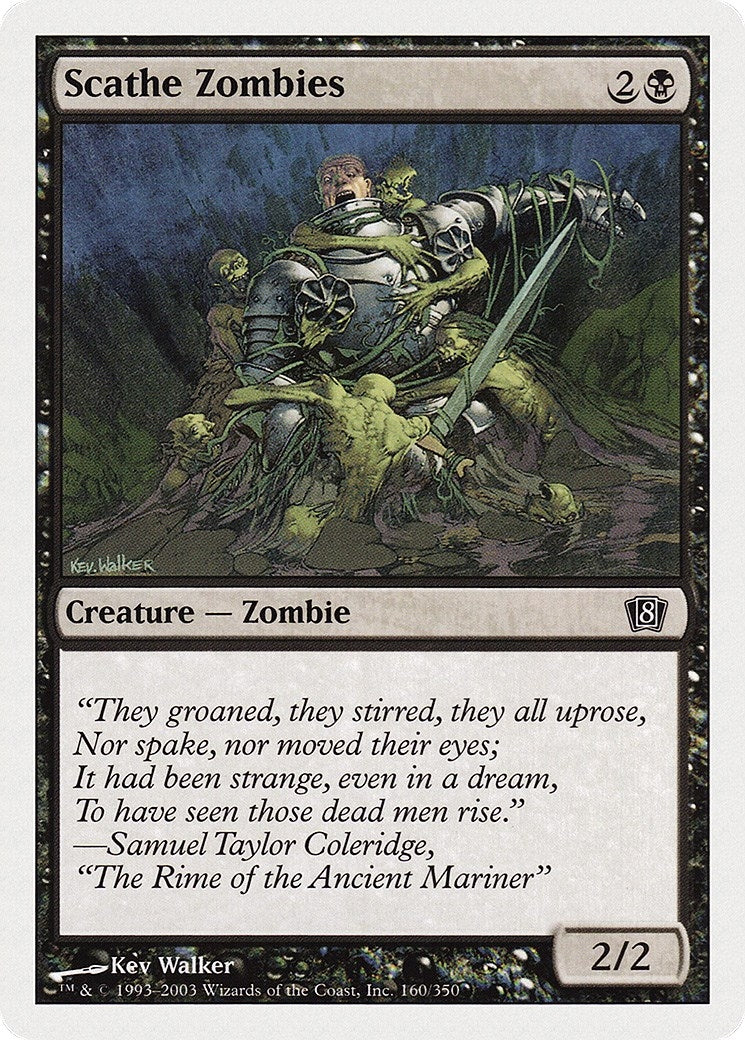 Image for Scathe Zombies (8th Edition) (160) - Magic: The Gathering