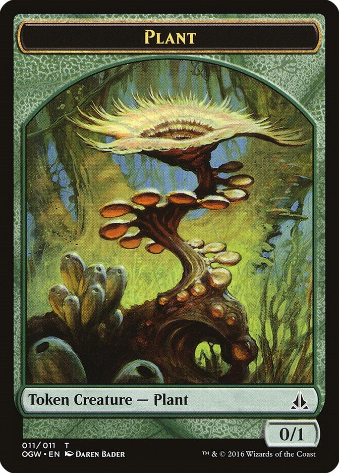 Image for Plant Token (Oath of the Gatewatch) (11) - Magic: The Gathering