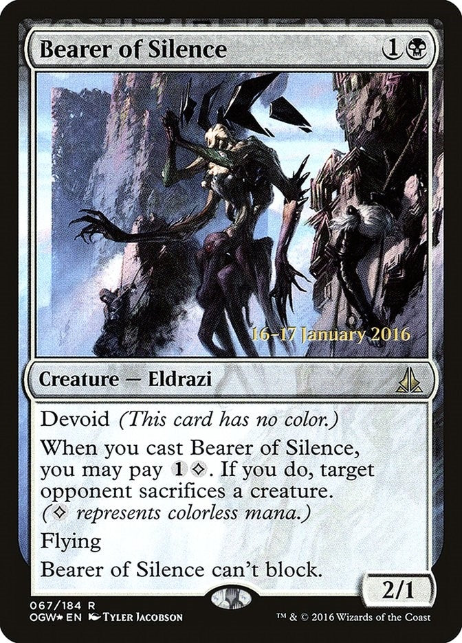 Image for Bearer of Silence (Prerelease Cards) (67) - Magic: The Gathering