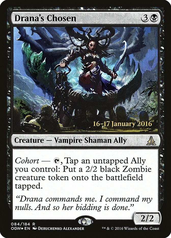 Image for Drana's Chosen (Prerelease Cards) (84) - Magic: The Gathering