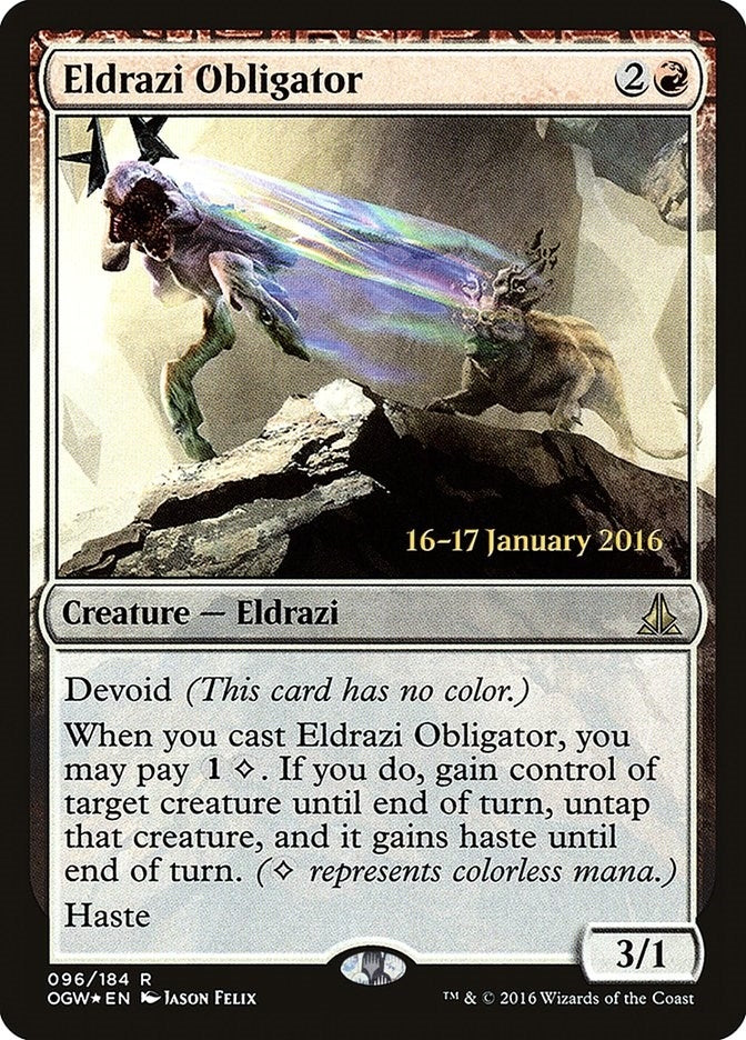 Image for Eldrazi Obligator (Prerelease Cards) (96) - Magic: The Gathering