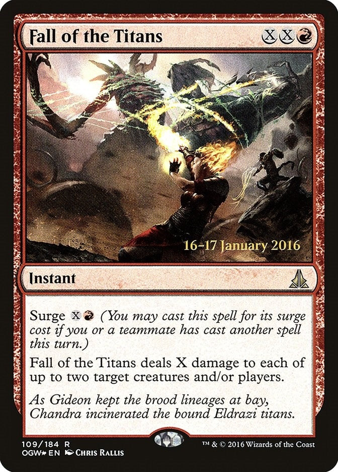 Image for Fall of the Titans (Prerelease Cards) (109) - Magic: The Gathering