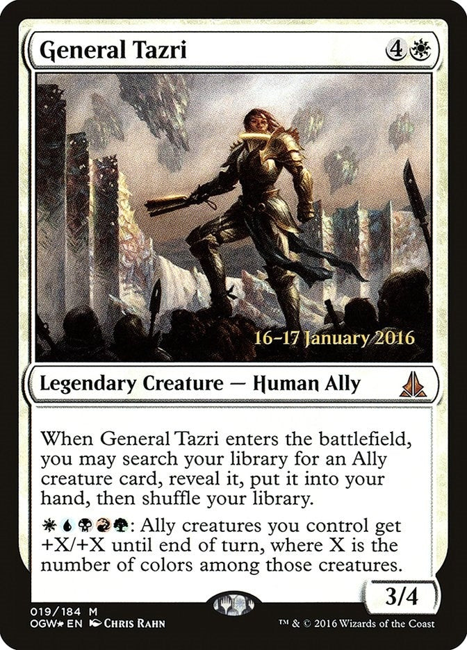 Image for General Tazri (Prerelease Cards) (19) - Magic: The Gathering