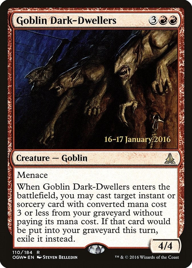 Image for Goblin Dark-Dwellers (Prerelease Cards) (110) - Magic: The Gathering
