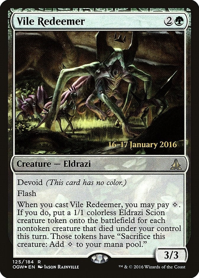 Image for Vile Redeemer (Prerelease Cards) (125) - Magic: The Gathering