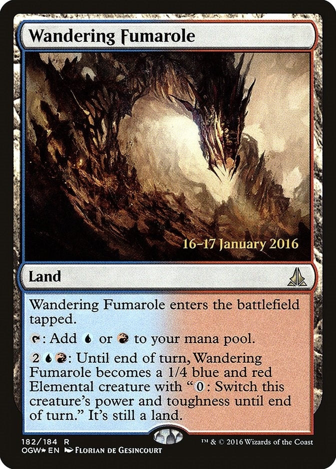 Image for Wandering Fumarole (Prerelease Cards) (182) - Magic: The Gathering