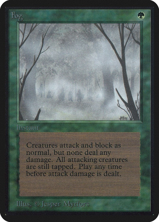 Image for Fog (Alpha Edition) - Magic: The Gathering