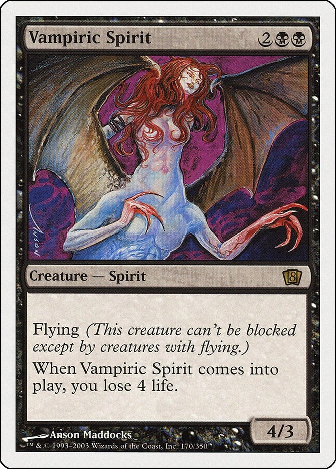 Image for Vampiric Spirit (8th Edition) (170) - Magic: The Gathering