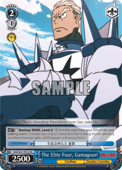 Image for The Elite Four, Gamagoori (TD) (KILL la KILL) (KLK/S27-TE13 TD) - Weiss Schwarz