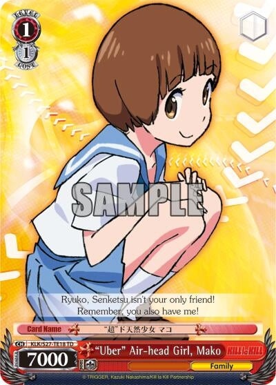 Image for "Uber" Air-head Girl, Mako (KILL la KILL) (KLK/S27-TE18 TD) - Weiss Schwarz