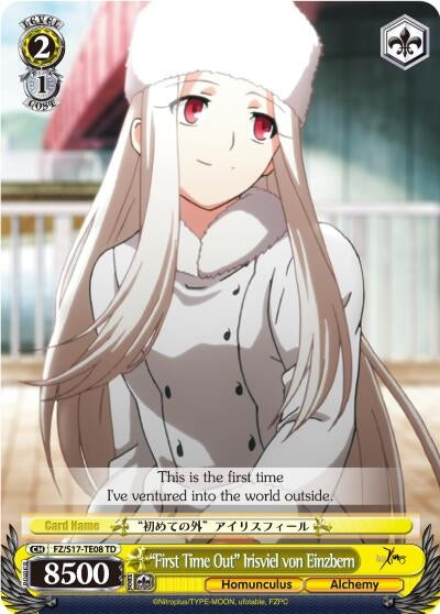 Image for "First Time Out" Irisviel von Einzbern (TD) (Fate/Zero) (FZ/S17-TE08 TD) - Weiss Schwarz
