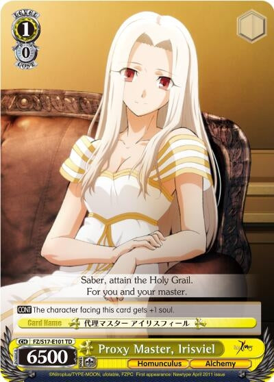 Image for Proxy Master, Irisviel (Fate/Zero) (FZ/S17-E101 TD) - Weiss Schwarz