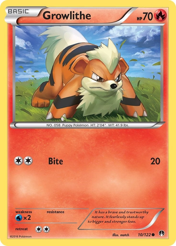 Image for Growlithe (XY - BREAKpoint) (10/122) - Pokemon