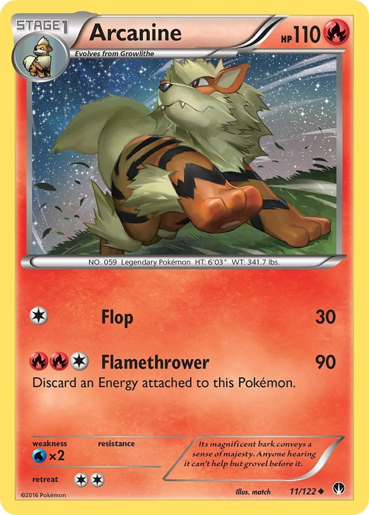 Image for Arcanine (XY - BREAKpoint) (11/122) - Pokemon