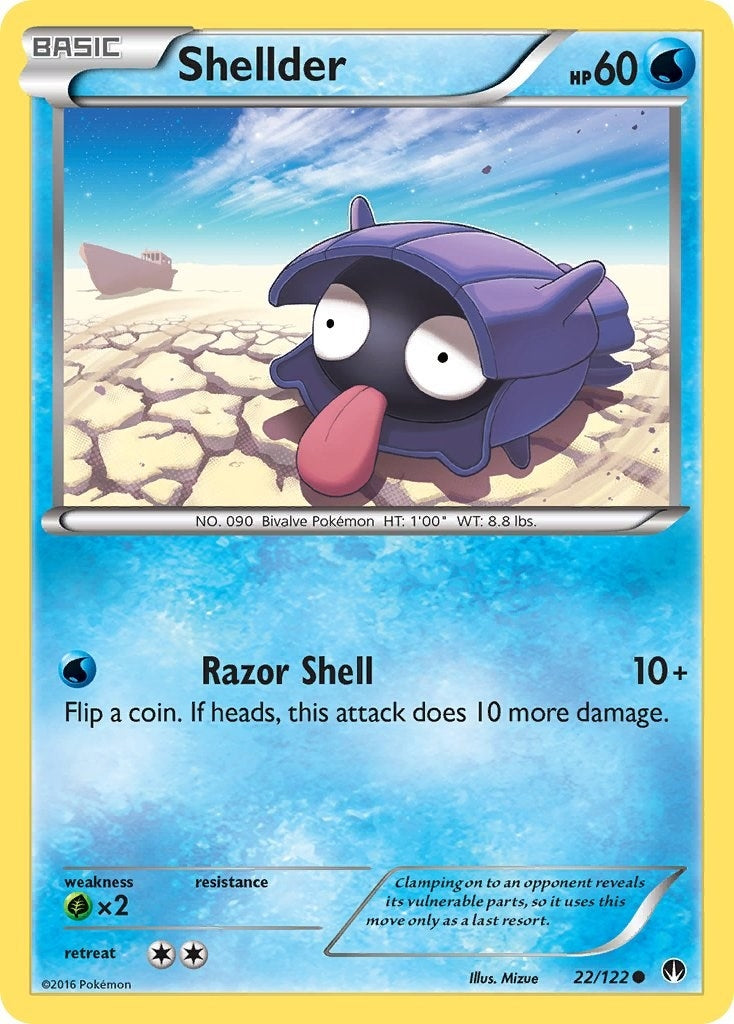 Image for Shellder (22) (XY - BREAKpoint) (22/122) - Pokemon