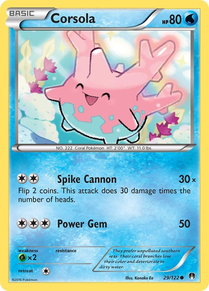 Image for Corsola (XY - BREAKpoint) (29/122) - Pokemon