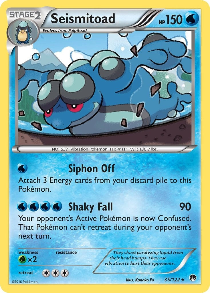 Image for Seismitoad (XY - BREAKpoint) (35/122) - Pokemon