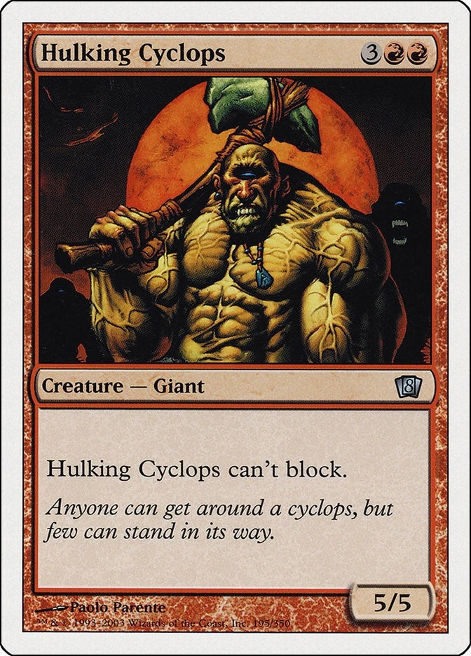 Image for Hulking Cyclops (8th Edition) (195) - Magic: The Gathering