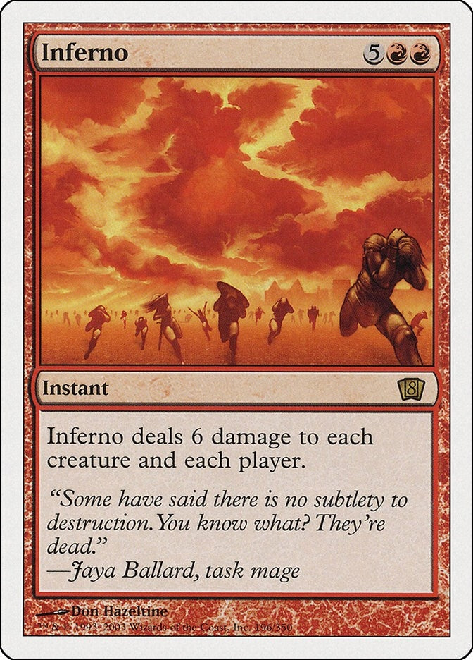 Image for Inferno (8th Edition) (196) - Magic: The Gathering