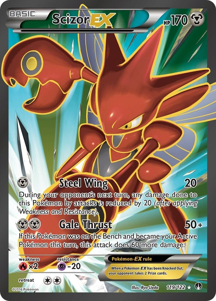 Image for Scizor EX (Full Art) (XY - BREAKpoint) (119/122) - Pokemon