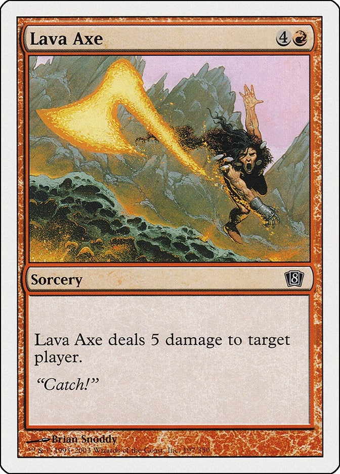 Image for Lava Axe (8th Edition) (197) - Magic: The Gathering