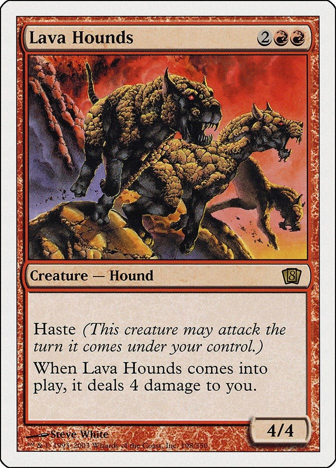 Image for Lava Hounds (8th Edition) (198) - Magic: The Gathering