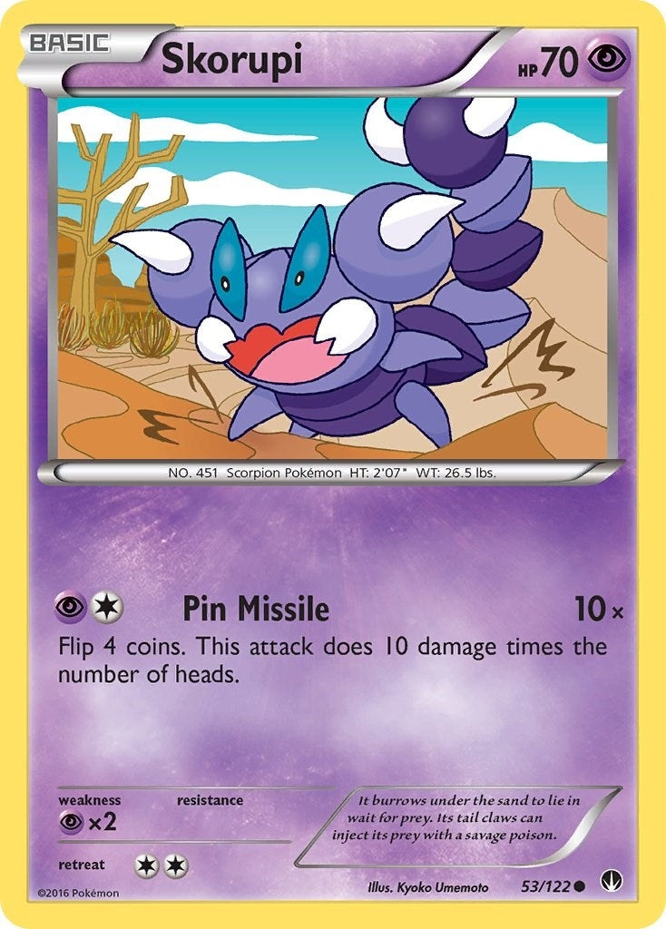 Image for Skorupi (XY - BREAKpoint) (53/122) - Pokemon