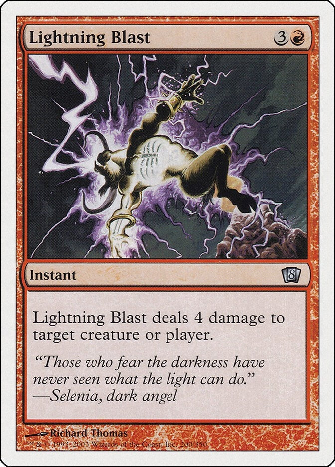 Image for Lightning Blast (8th Edition) (200) - Magic: The Gathering