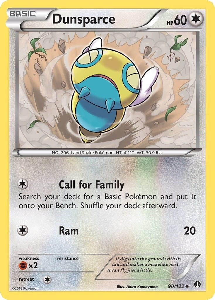 Image for Dunsparce (XY - BREAKpoint) (90/122) - Pokemon