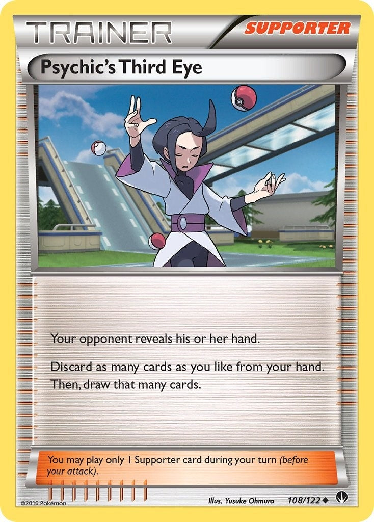 Image for Psychic's Third Eye (XY - BREAKpoint) (108/122) - Pokemon