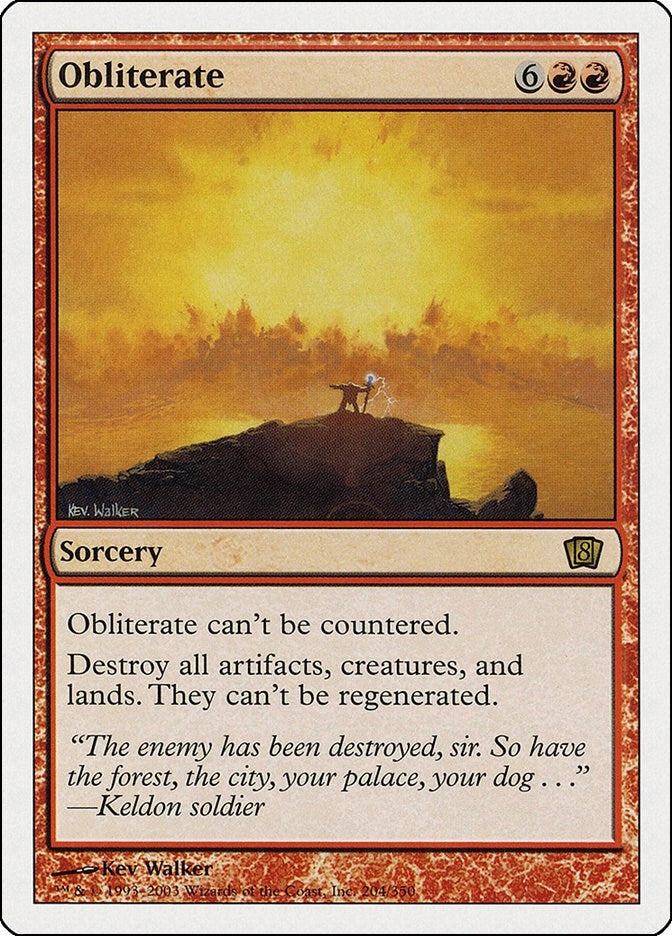 Image for Obliterate (8th Edition) (204) - Magic: The Gathering