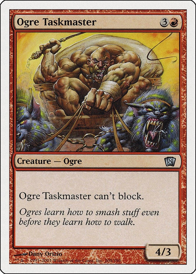 Image for Ogre Taskmaster (8th Edition) (205) - Magic: The Gathering