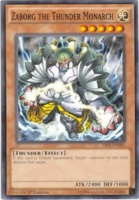 Image for Zaborg the Thunder Monarch (Structure Deck: Emperor of Darkness) (SR01-EN005) - YuGiOh