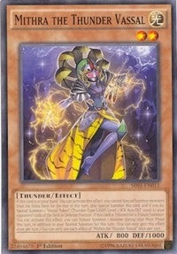 Image for Mithra the Thunder Vassal (Structure Deck: Emperor of Darkness) (SR01-EN011) - YuGiOh