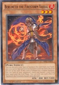 Image for Berlineth the Firestorm Vassal (Structure Deck: Emperor of Darkness) (SR01-EN014) - YuGiOh