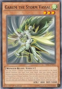 Image for Garum the Storm Vassal (Structure Deck: Emperor of Darkness) (SR01-EN015) - YuGiOh