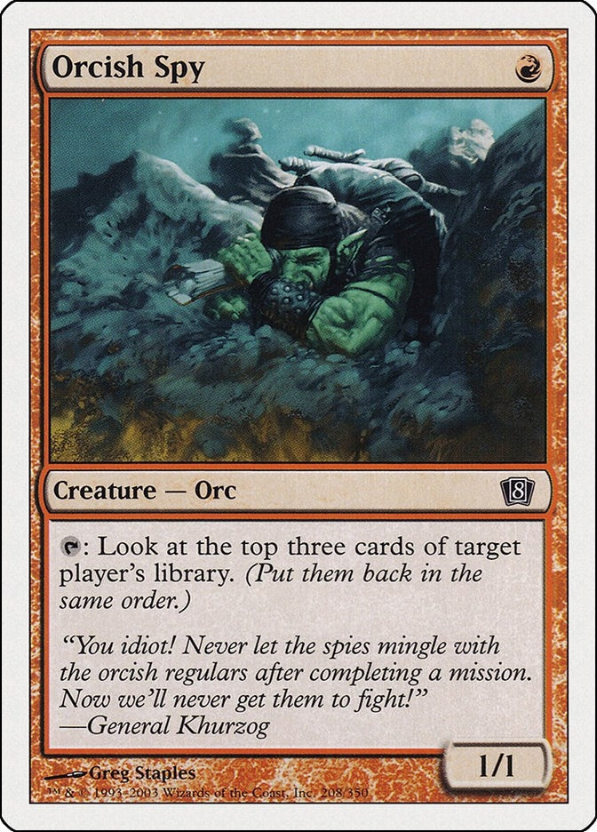 Image for Orcish Spy (8th Edition) (208) - Magic: The Gathering