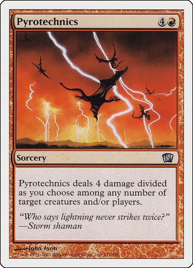 Image for Pyrotechnics (8th Edition) (211) - Magic: The Gathering