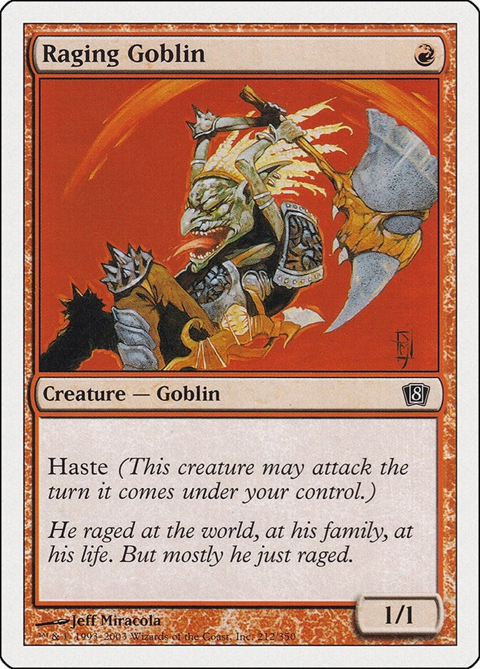 Image for Raging Goblin (8th Edition) (212) - Magic: The Gathering