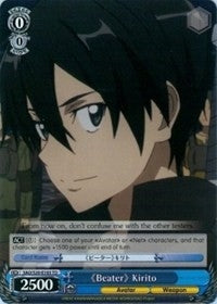 Image for "Beater" Kirito (Sword Art Online) (SAO/S20-E103 TD) - Weiss Schwarz