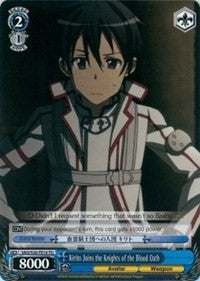 Image for Kirito Joins the Knights of the Blood Oath (TD) (Sword Art Online) (SAO/S20-TE10 TD) - Weiss Schwarz