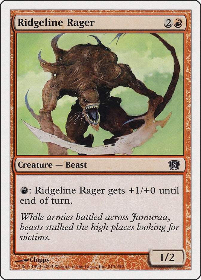 Image for Ridgeline Rager (8th Edition) (215) - Magic: The Gathering