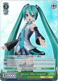 Image for Hatsune Miku"Original" (SR) (Hatsune Miku -Project DIVA- f) (PD/S22-E105S SR) - Weiss Schwarz