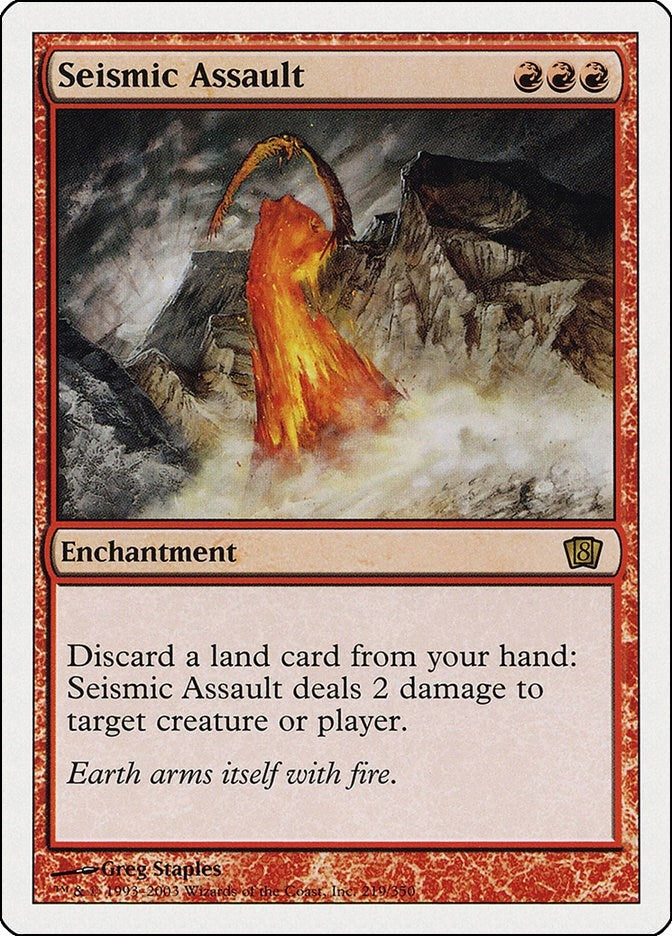 Image for Seismic Assault (8th Edition) (219) - Magic: The Gathering