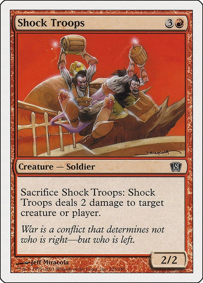 Image for Shock Troops (8th Edition) (223) - Magic: The Gathering