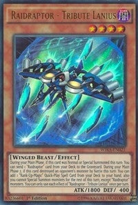 Image for Raidraptor - Tribute Lanius (Wing Raiders) (WIRA-EN021) - YuGiOh