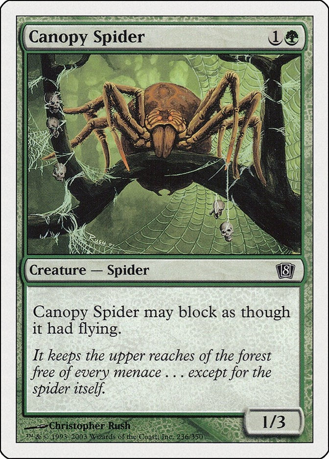 Image for Canopy Spider (8th Edition) (236) - Magic: The Gathering