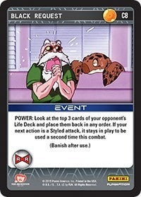 Image for Black Request (Panini: Evolution) (C8) - Dragon Ball Z TCG